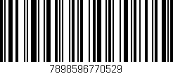 Código de barras (EAN, GTIN, SKU, ISBN): '7898596770529'