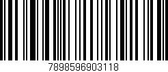 Código de barras (EAN, GTIN, SKU, ISBN): '7898596903118'