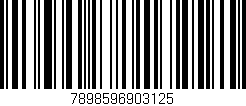 Código de barras (EAN, GTIN, SKU, ISBN): '7898596903125'