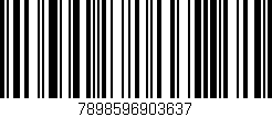 Código de barras (EAN, GTIN, SKU, ISBN): '7898596903637'