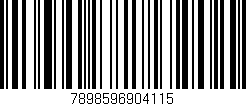Código de barras (EAN, GTIN, SKU, ISBN): '7898596904115'