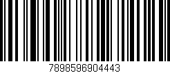 Código de barras (EAN, GTIN, SKU, ISBN): '7898596904443'