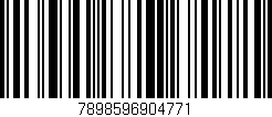 Código de barras (EAN, GTIN, SKU, ISBN): '7898596904771'