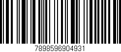 Código de barras (EAN, GTIN, SKU, ISBN): '7898596904931'
