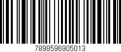 Código de barras (EAN, GTIN, SKU, ISBN): '7898596905013'