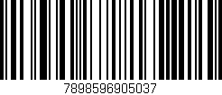 Código de barras (EAN, GTIN, SKU, ISBN): '7898596905037'