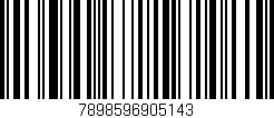 Código de barras (EAN, GTIN, SKU, ISBN): '7898596905143'