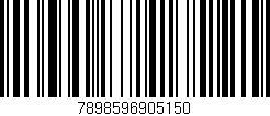 Código de barras (EAN, GTIN, SKU, ISBN): '7898596905150'
