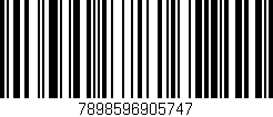 Código de barras (EAN, GTIN, SKU, ISBN): '7898596905747'