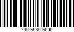 Código de barras (EAN, GTIN, SKU, ISBN): '7898596905808'