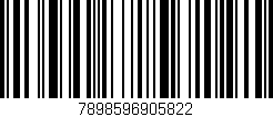 Código de barras (EAN, GTIN, SKU, ISBN): '7898596905822'