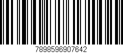 Código de barras (EAN, GTIN, SKU, ISBN): '7898596907642'
