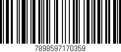 Código de barras (EAN, GTIN, SKU, ISBN): '7898597170359'