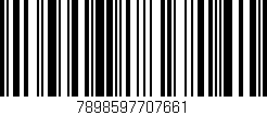 Código de barras (EAN, GTIN, SKU, ISBN): '7898597707661'