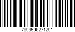 Código de barras (EAN, GTIN, SKU, ISBN): '7898598271291'