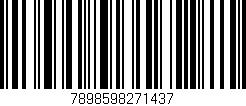 Código de barras (EAN, GTIN, SKU, ISBN): '7898598271437'