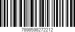 Código de barras (EAN, GTIN, SKU, ISBN): '7898598272212'