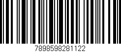 Código de barras (EAN, GTIN, SKU, ISBN): '7898598281122'
