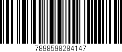 Código de barras (EAN, GTIN, SKU, ISBN): '7898598284147'