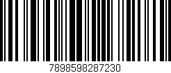 Código de barras (EAN, GTIN, SKU, ISBN): '7898598287230'