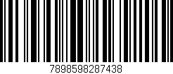 Código de barras (EAN, GTIN, SKU, ISBN): '7898598287438'
