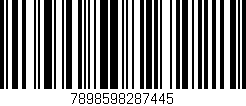 Código de barras (EAN, GTIN, SKU, ISBN): '7898598287445'