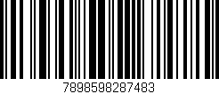 Código de barras (EAN, GTIN, SKU, ISBN): '7898598287483'