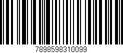 Código de barras (EAN, GTIN, SKU, ISBN): '7898598310099'