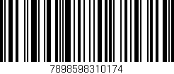 Código de barras (EAN, GTIN, SKU, ISBN): '7898598310174'