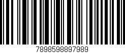 Código de barras (EAN, GTIN, SKU, ISBN): '7898598897989'
