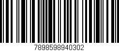 Código de barras (EAN, GTIN, SKU, ISBN): '7898598940302'