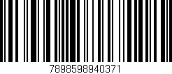 Código de barras (EAN, GTIN, SKU, ISBN): '7898598940371'