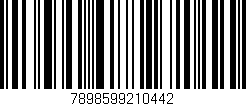 Código de barras (EAN, GTIN, SKU, ISBN): '7898599210442'