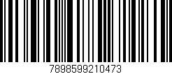 Código de barras (EAN, GTIN, SKU, ISBN): '7898599210473'