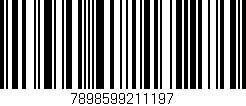 Código de barras (EAN, GTIN, SKU, ISBN): '7898599211197'