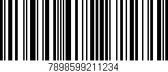 Código de barras (EAN, GTIN, SKU, ISBN): '7898599211234'