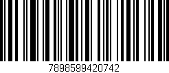 Código de barras (EAN, GTIN, SKU, ISBN): '7898599420742'