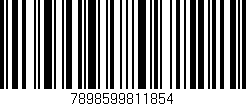 Código de barras (EAN, GTIN, SKU, ISBN): '7898599811854'