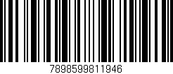 Código de barras (EAN, GTIN, SKU, ISBN): '7898599811946'