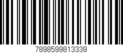 Código de barras (EAN, GTIN, SKU, ISBN): '7898599813339'