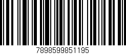 Código de barras (EAN, GTIN, SKU, ISBN): '7898599851195'