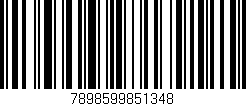 Código de barras (EAN, GTIN, SKU, ISBN): '7898599851348'