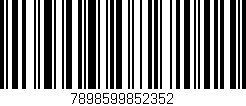 Código de barras (EAN, GTIN, SKU, ISBN): '7898599852352'