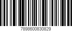 Código de barras (EAN, GTIN, SKU, ISBN): '7898600830829'
