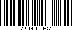 Código de barras (EAN, GTIN, SKU, ISBN): '7898600990547'