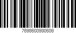 Código de barras (EAN, GTIN, SKU, ISBN): '7898600990608'