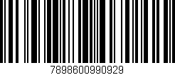 Código de barras (EAN, GTIN, SKU, ISBN): '7898600990929'