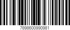 Código de barras (EAN, GTIN, SKU, ISBN): '7898600990981'