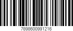 Código de barras (EAN, GTIN, SKU, ISBN): '7898600991216'