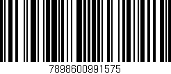 Código de barras (EAN, GTIN, SKU, ISBN): '7898600991575'